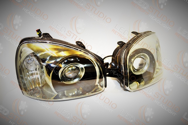 Биксеноновые фары Hyundai Santa Fe 01-06 